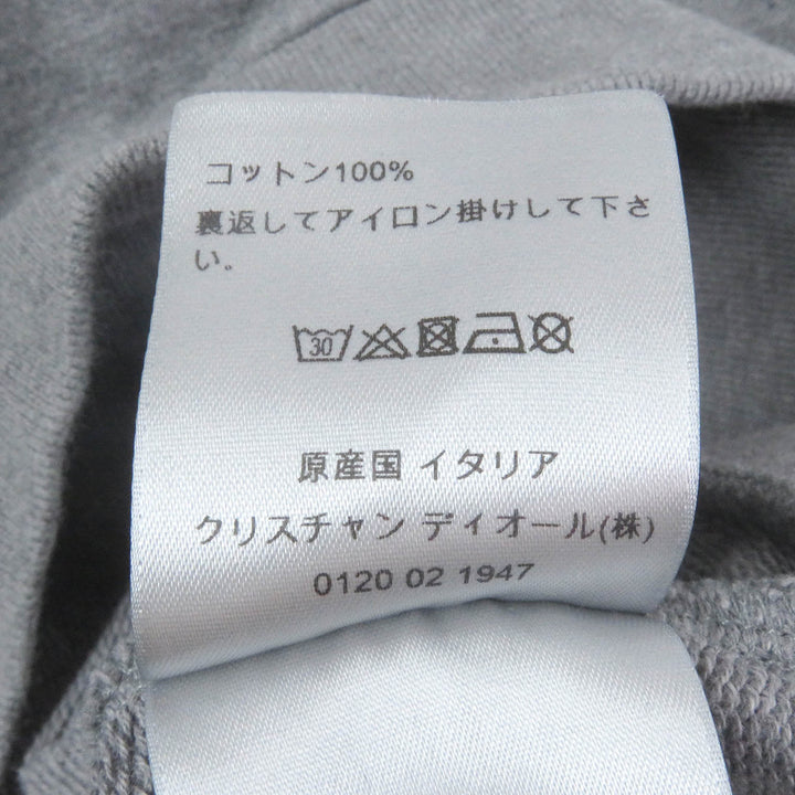 Great Dior HOMME sweat HARDIOR logo crew neck gray cotton mens XS 733J602I1664