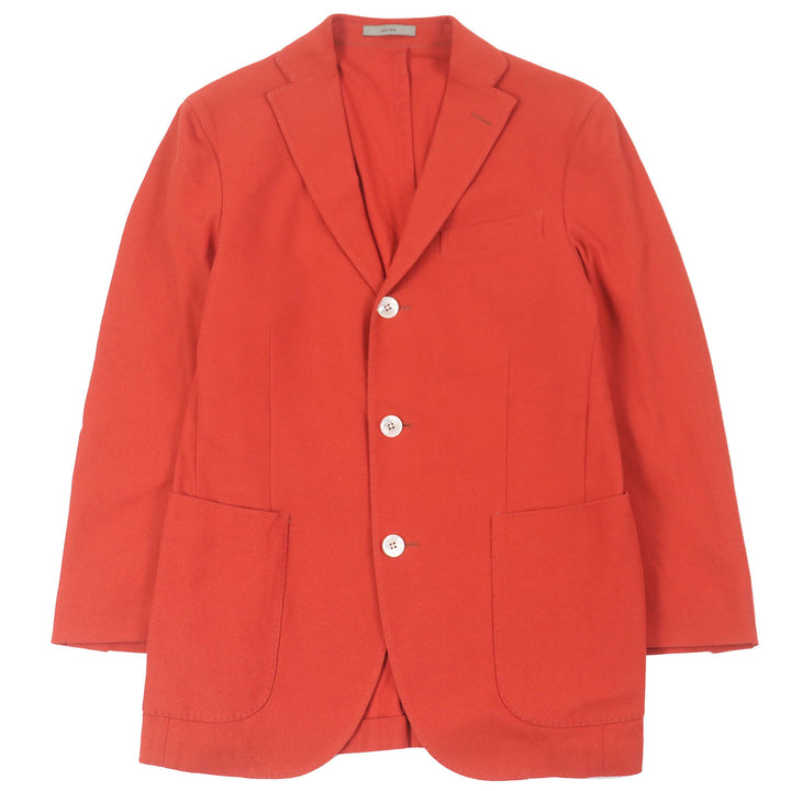 Great BOGLIOLI Jacket DOVER Single unconstructed jacket Red series cotton mens