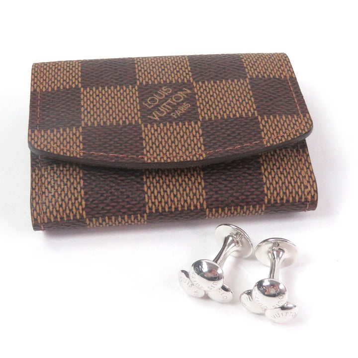 Great LOUIS VUITTON Cufflinks Boutong de Manchette Silver925 M30566 Jewelry