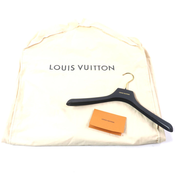 LOUIS VUITTON Bomber jacket with embroidered logo black cotton mens M