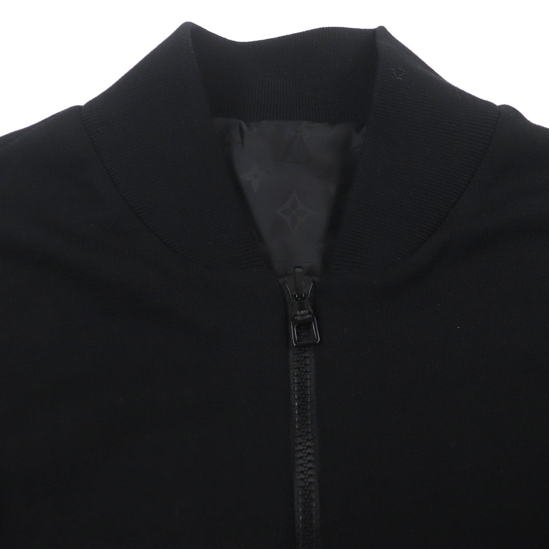 Great LOUIS VUITTON Bomber jacket black cotton mens M