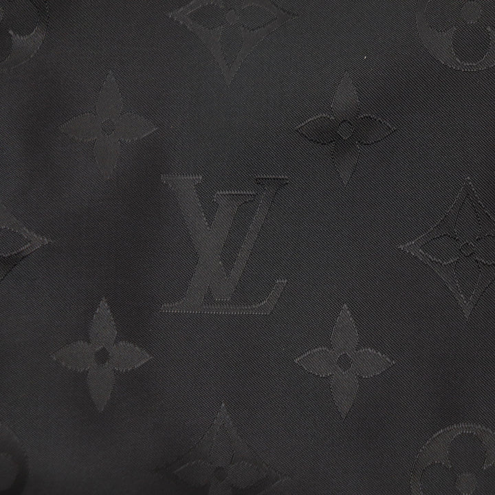 LOUIS VUITTON Bomber jacket with embroidered logo black cotton mens M