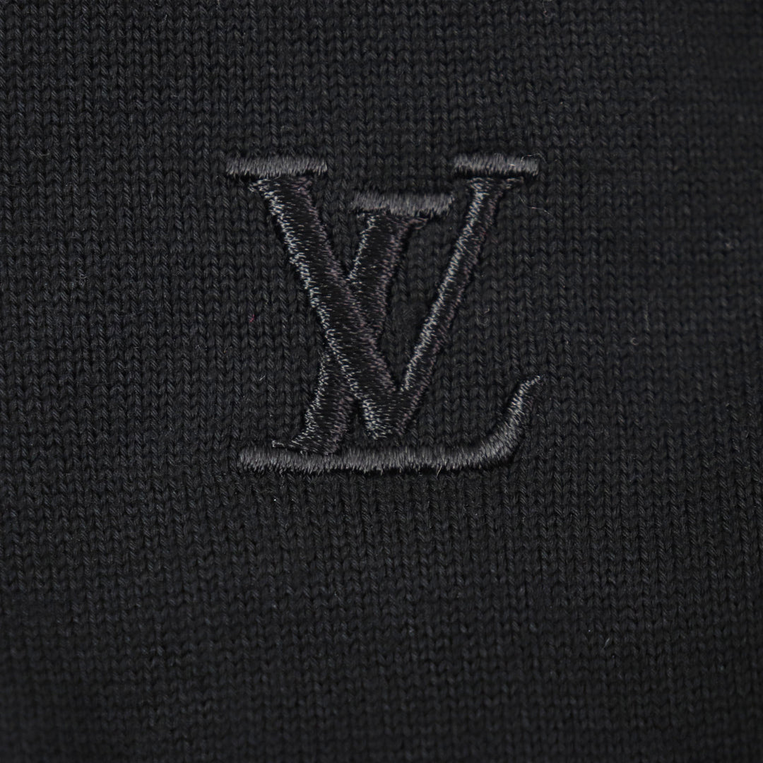 Great LOUIS VUITTON Bomber jacket black cotton mens M