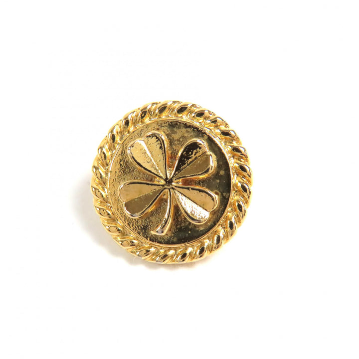 Excellent CHANEL Other accessories Four-leaf clover flower button set of 10 gold