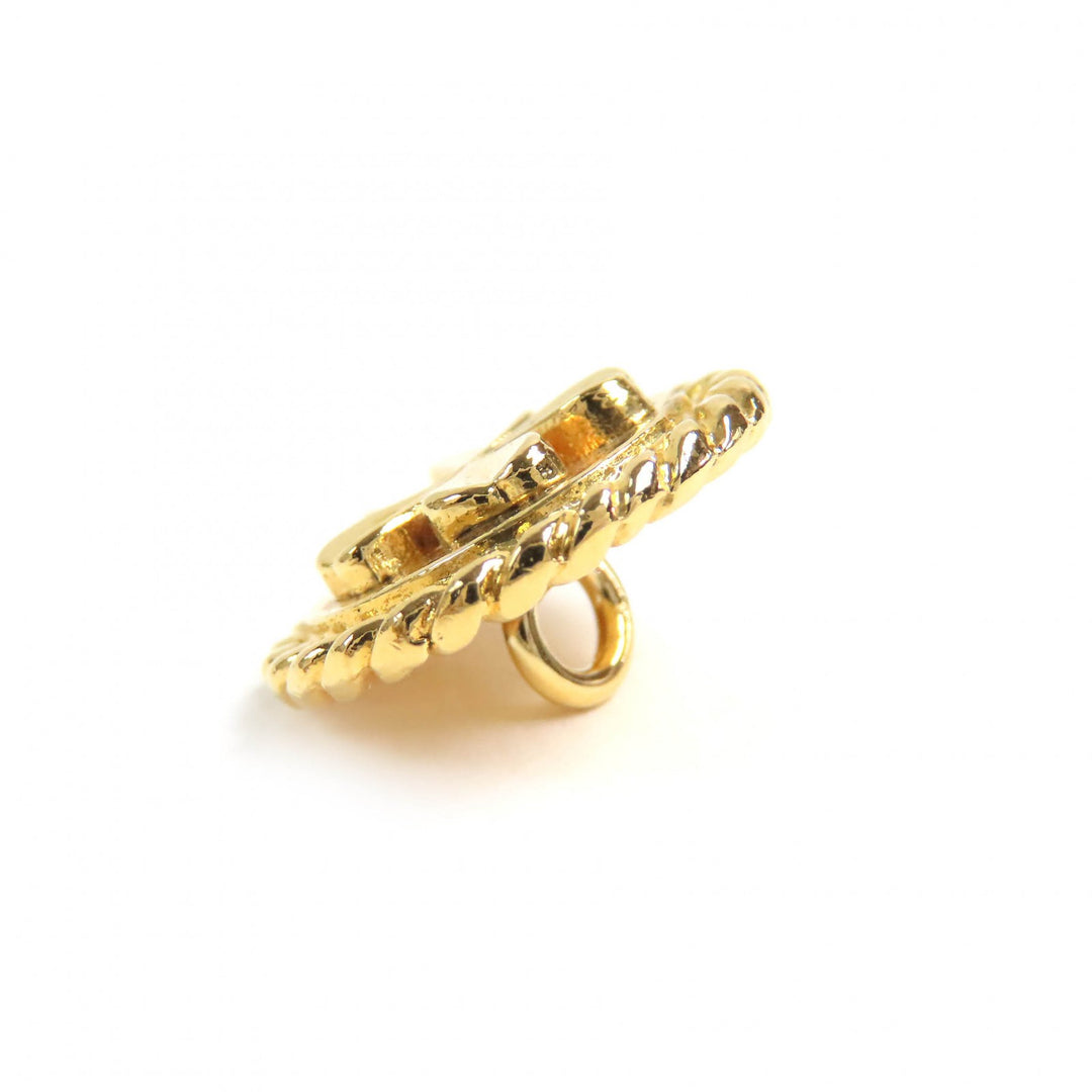 Excellent CHANEL Other accessories Four-leaf clover flower button set of 10 gold
