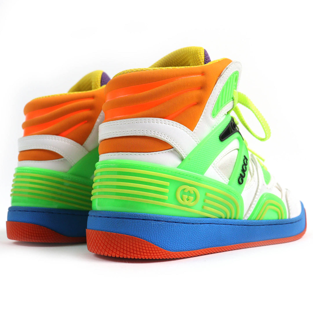 Pristine GUCCI High cut sneakers BASKET Vintage processing leather Women 36