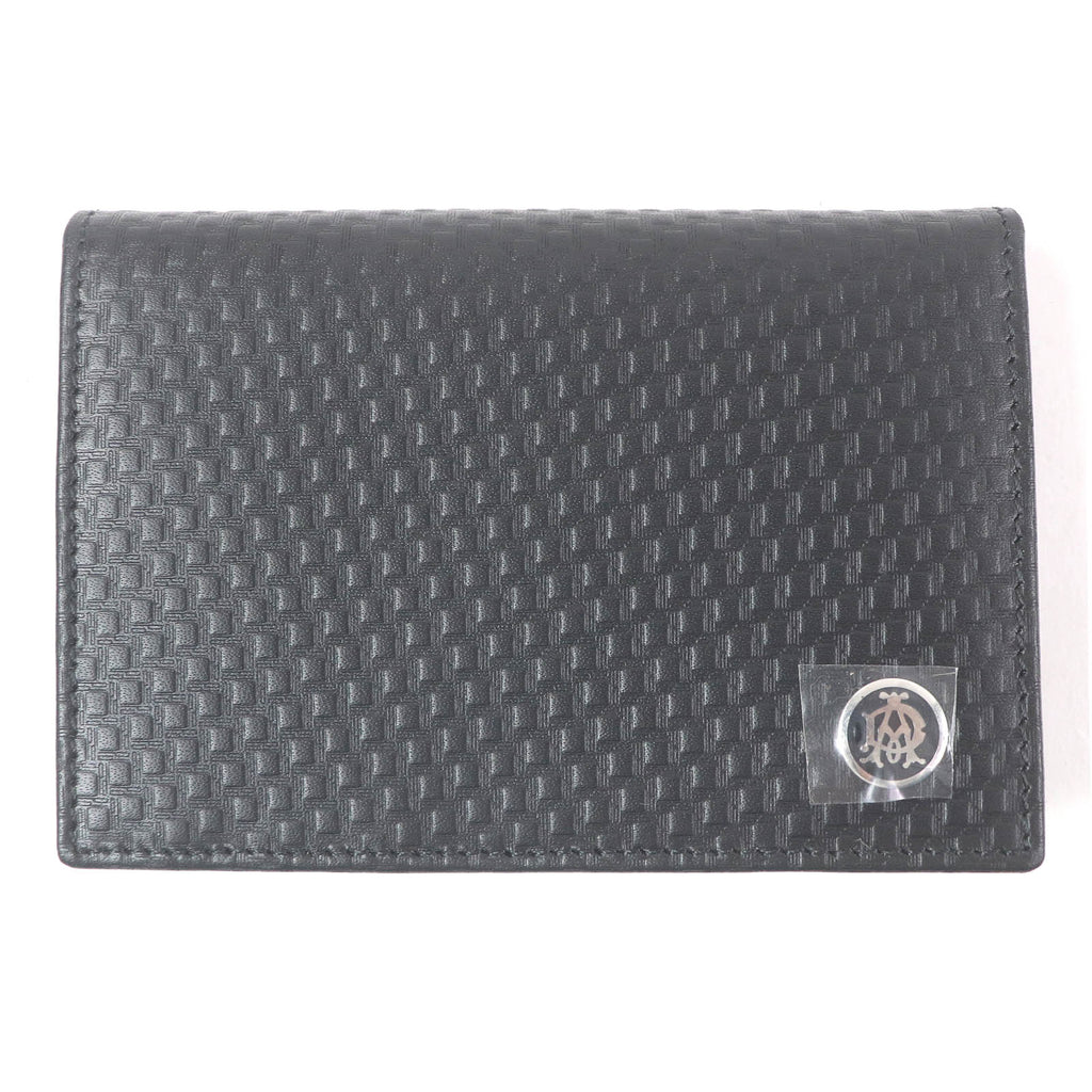小物 dunhill Leather Card Case Black d-logo Excellent Dunhill Card Case MICRO D-EIGHT Micro D-Eight Business