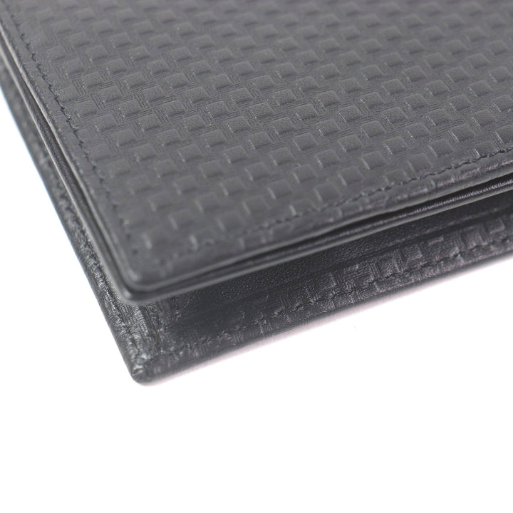 Excellent Dunhill Card Case MICRO D-EIGHT Micro D-Eight Business Card Holder black leather mens