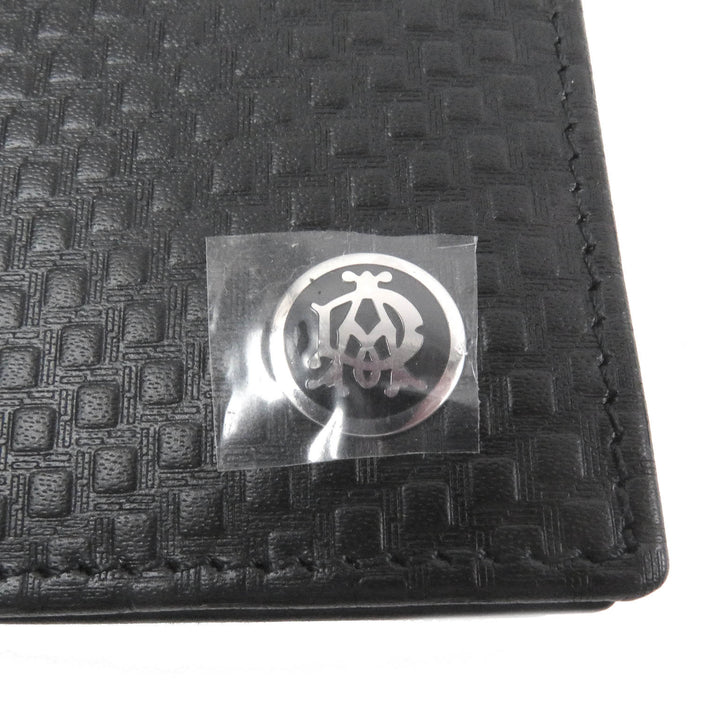 Excellent Dunhill Card Case MICRO D-EIGHT Micro D-Eight Business Card Holder black leather mens