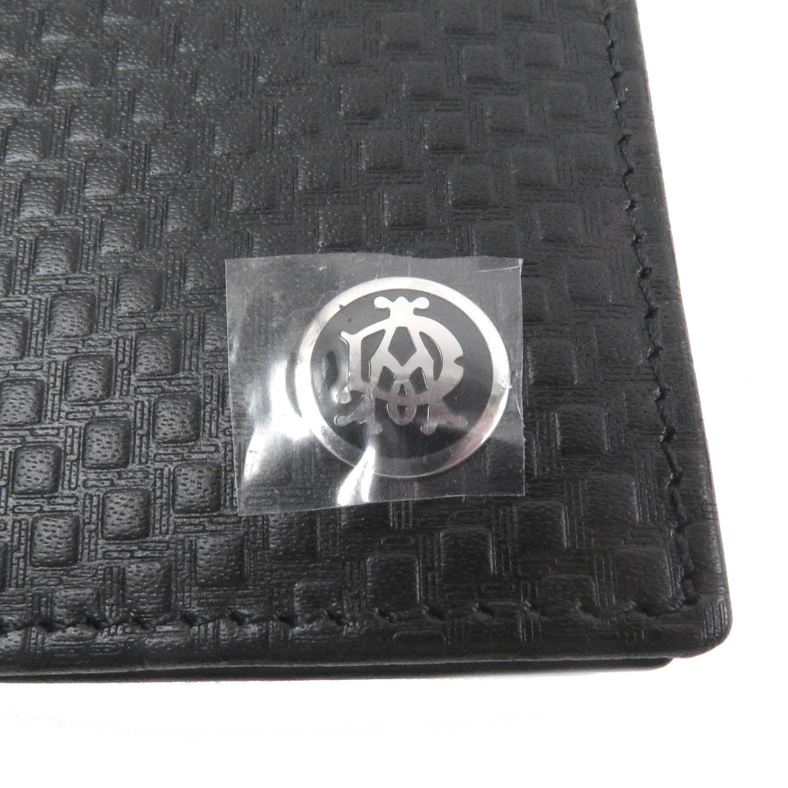 小物 dunhill Leather Card Case Black d-logo Excellent Dunhill Card Case MICRO D-EIGHT Micro D-Eight Business
