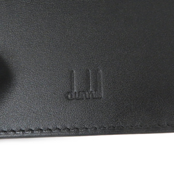 Excellent Dunhill Card Case MICRO D-EIGHT Micro D-Eight Business Card Holder black leather mens