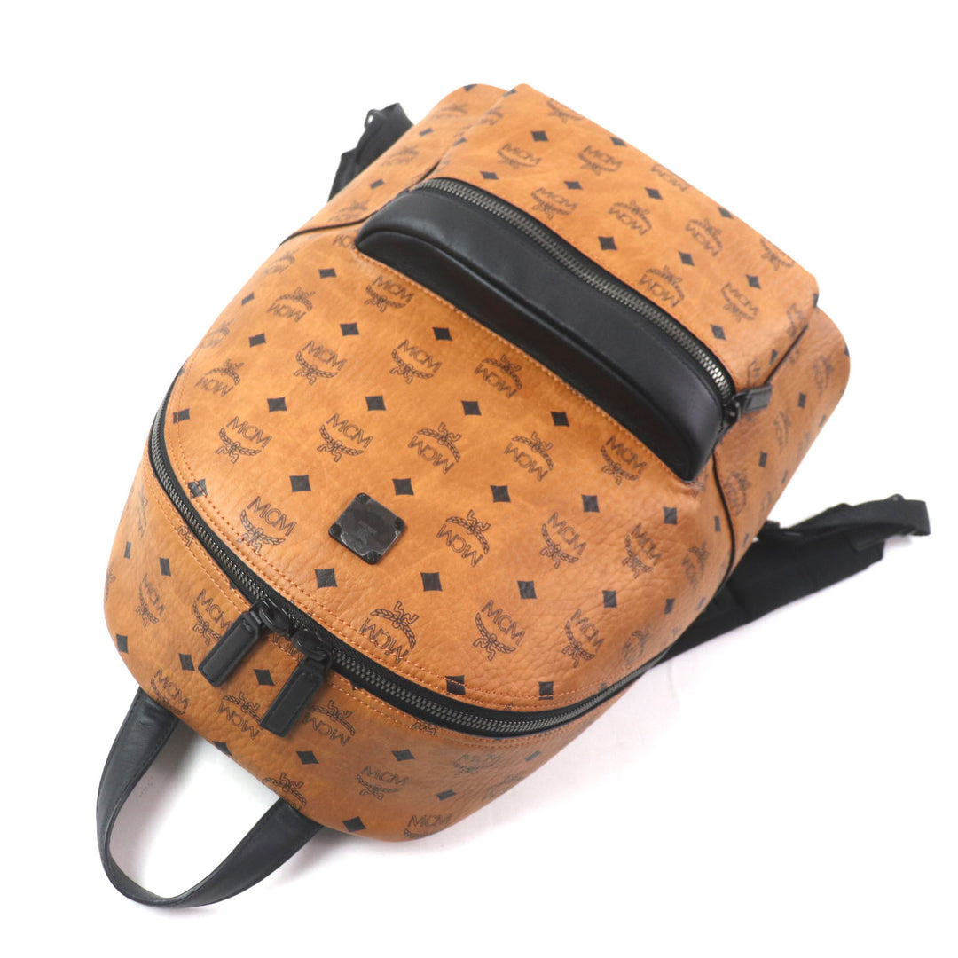 Pristine MCM Backpack Daypack Stark Backpack in Visetos Medium canvas
