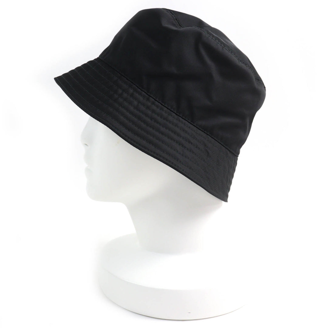 Great PRADA hat Triangle logo with Re-Nylon bucket hat Women M 1HC137
