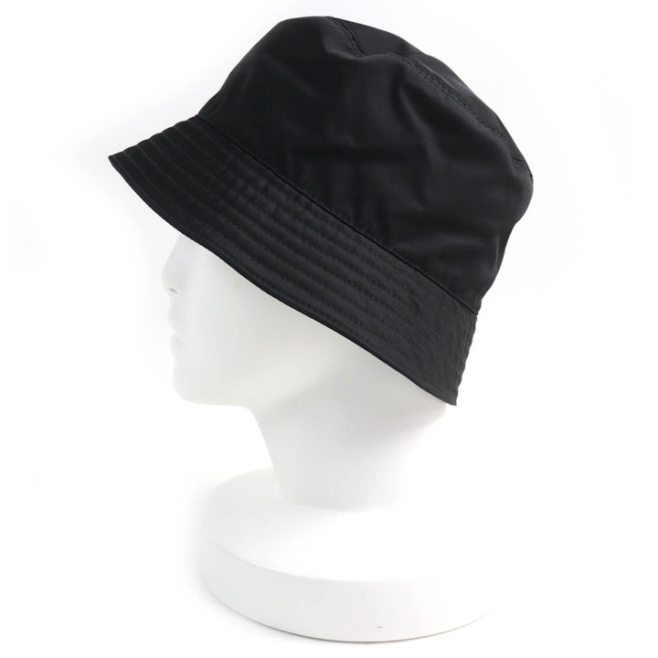 Great PRADA hat Triangle logo with Re-Nylon bucket hat Women M 1HC137