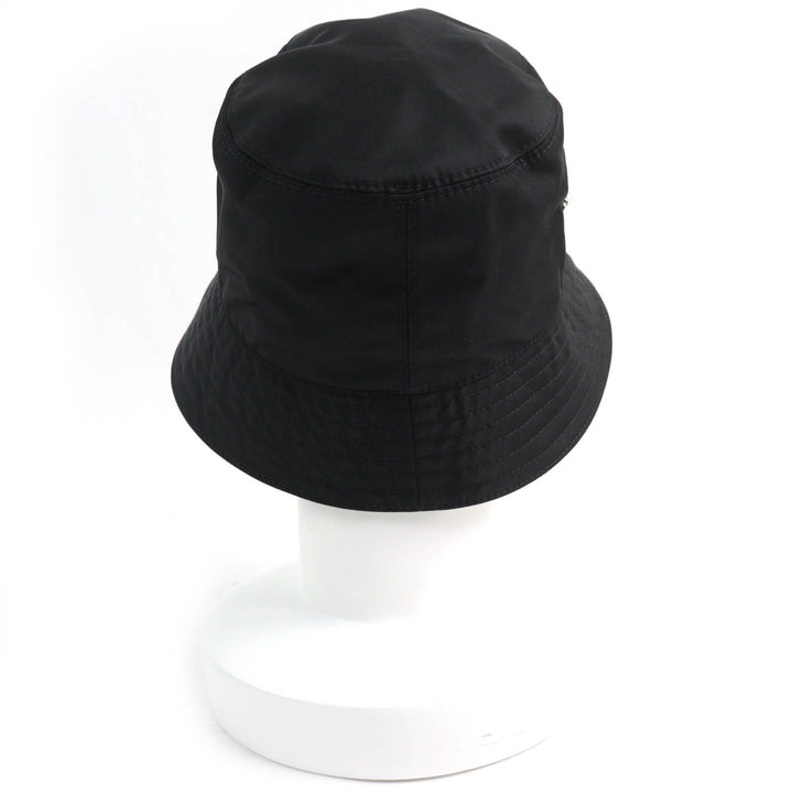 Great PRADA hat Triangle logo with Re-Nylon bucket hat Women M 1HC137