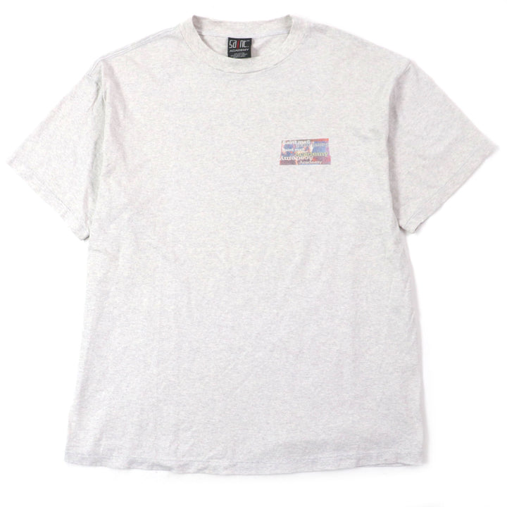 Great SAINT Mxxxxxx SHERMER ACADEMY Short sleeve T-shirt Vintage Crew Neck XL