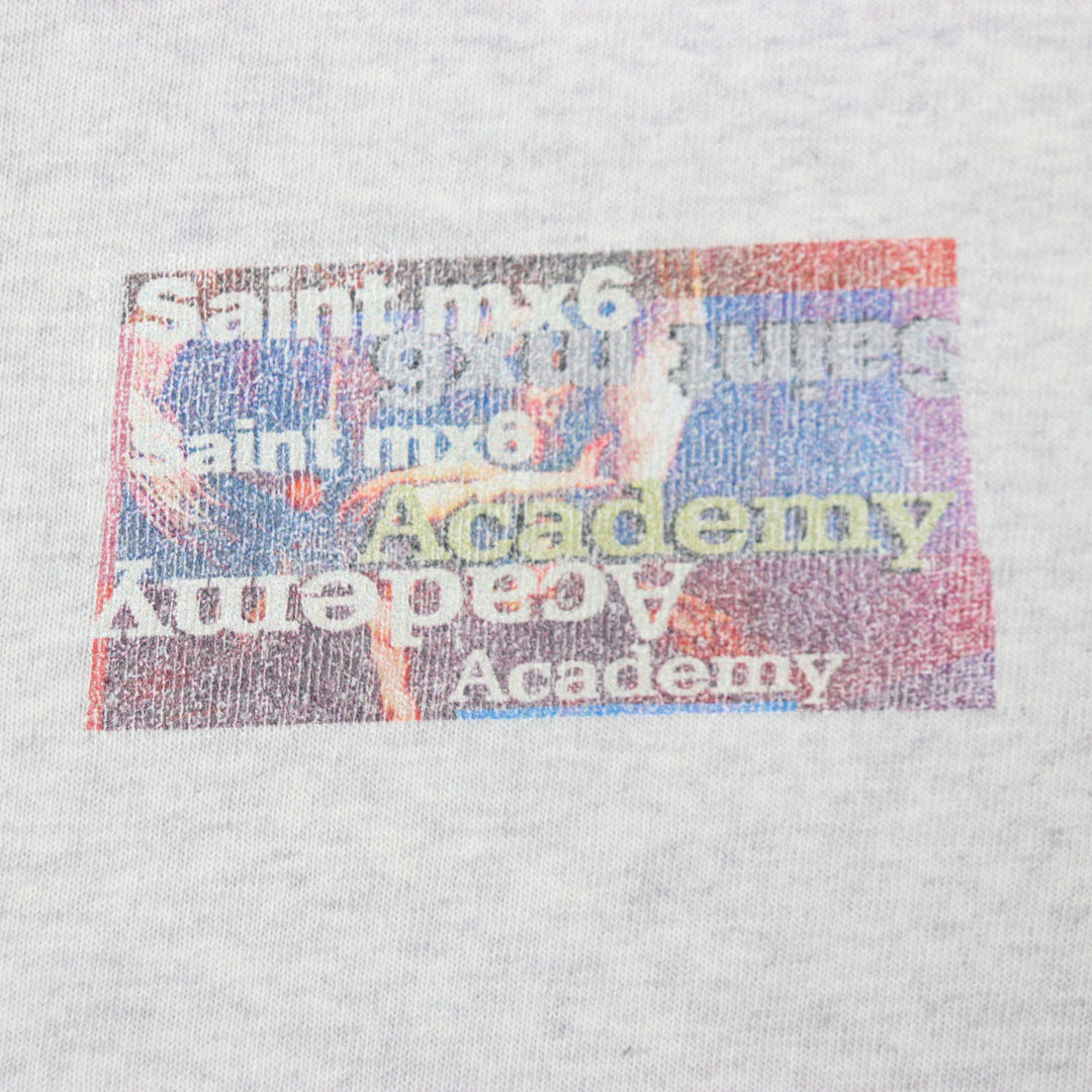 Great SAINT Mxxxxxx SHERMER ACADEMY Short sleeve T-shirt Vintage Crew Neck XL