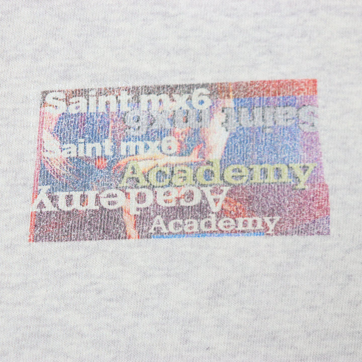 Great SAINT Mxxxxxx SHERMER ACADEMY Short sleeve T-shirt Vintage Crew Neck XL