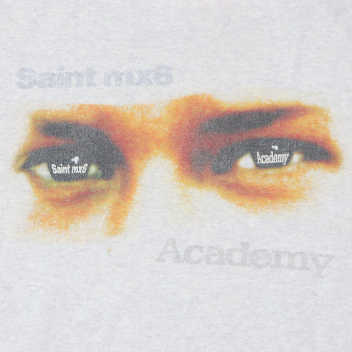 Great SAINT Mxxxxxx SHERMER ACADEMY Short sleeve T-shirt Vintage Crew Neck XL