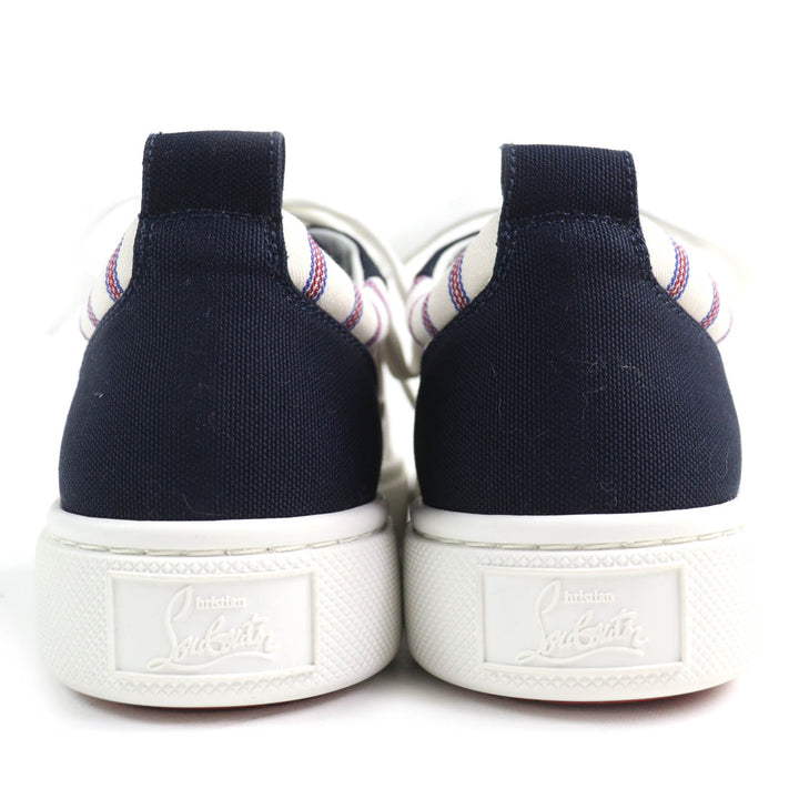 Pristine Christian Louboutin Low cut sneakers HAPPYRUI border canvas Women