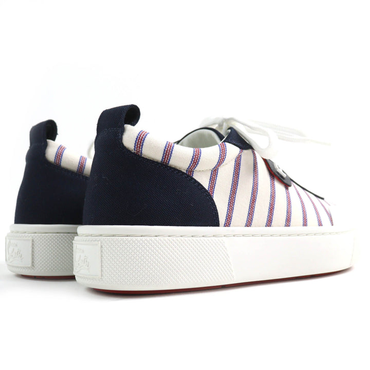 Pristine Christian Louboutin Low cut sneakers HAPPYRUI border canvas Women