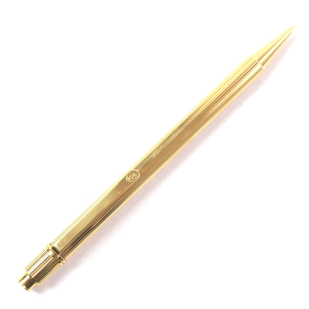 Very Good Cartier mechanical pencil Must de Cartier gold mens