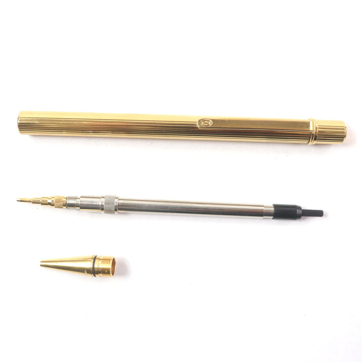 Very Good Cartier mechanical pencil Must de Cartier gold mens