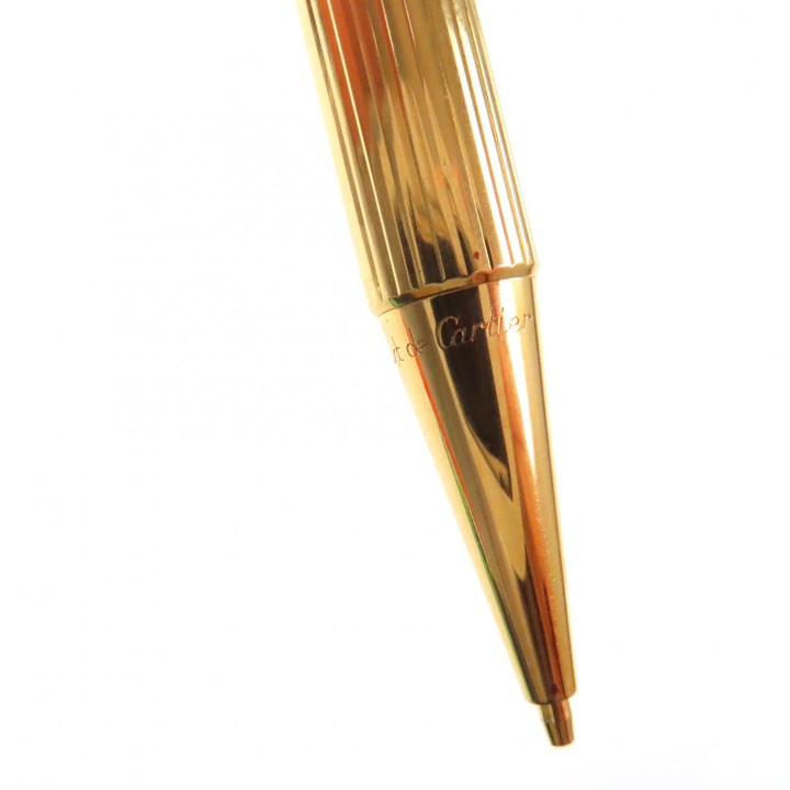 Very Good Cartier mechanical pencil Must de Cartier gold mens