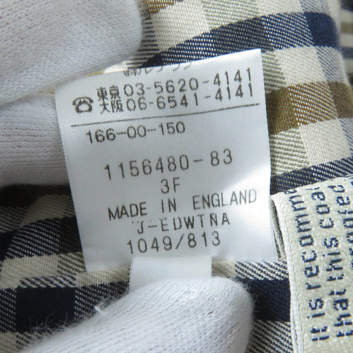 Excellent Aquascutum coat Belted closure beige cotton Women