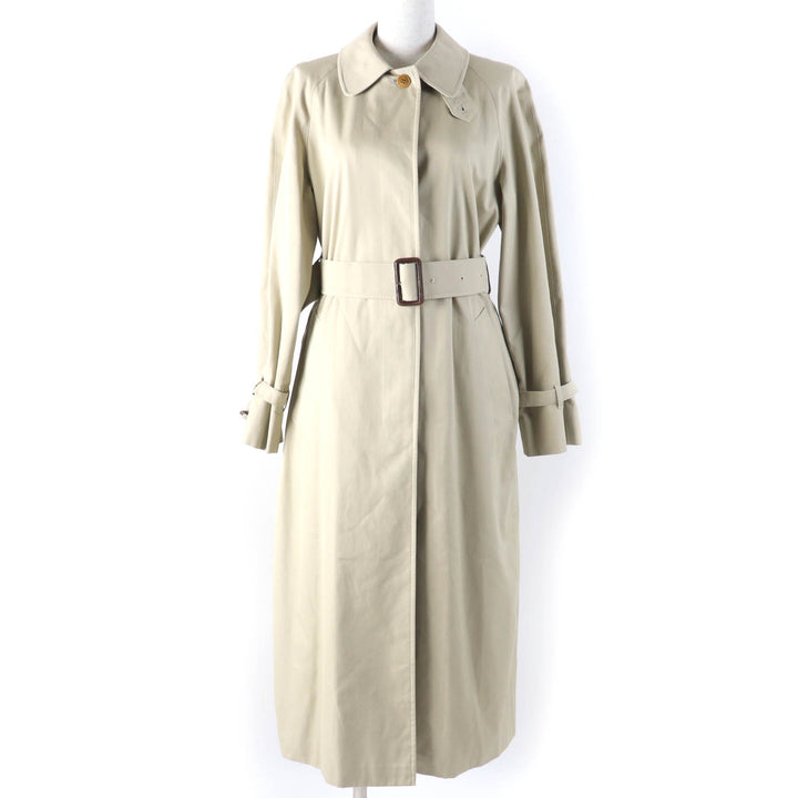 Excellent Aquascutum coat Belted closure beige cotton Women