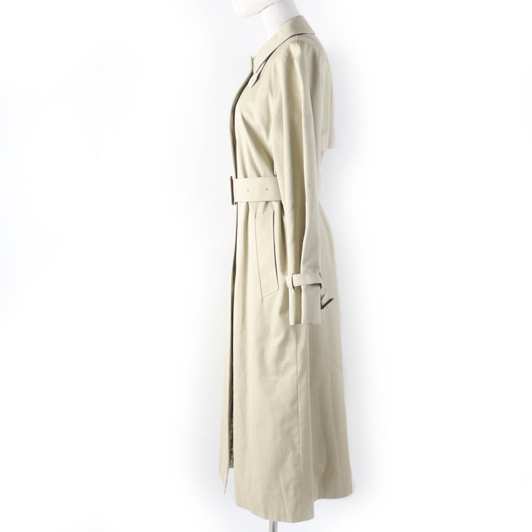Excellent Aquascutum coat Belted closure beige cotton Women