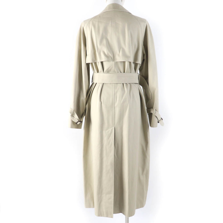 Excellent Aquascutum coat Belted closure beige cotton Women