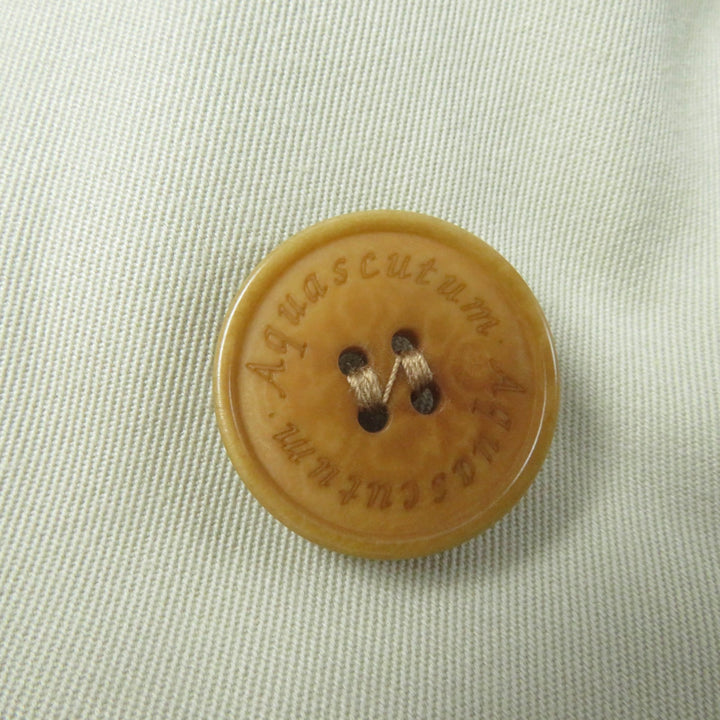 Excellent Aquascutum coat Belted closure beige cotton Women