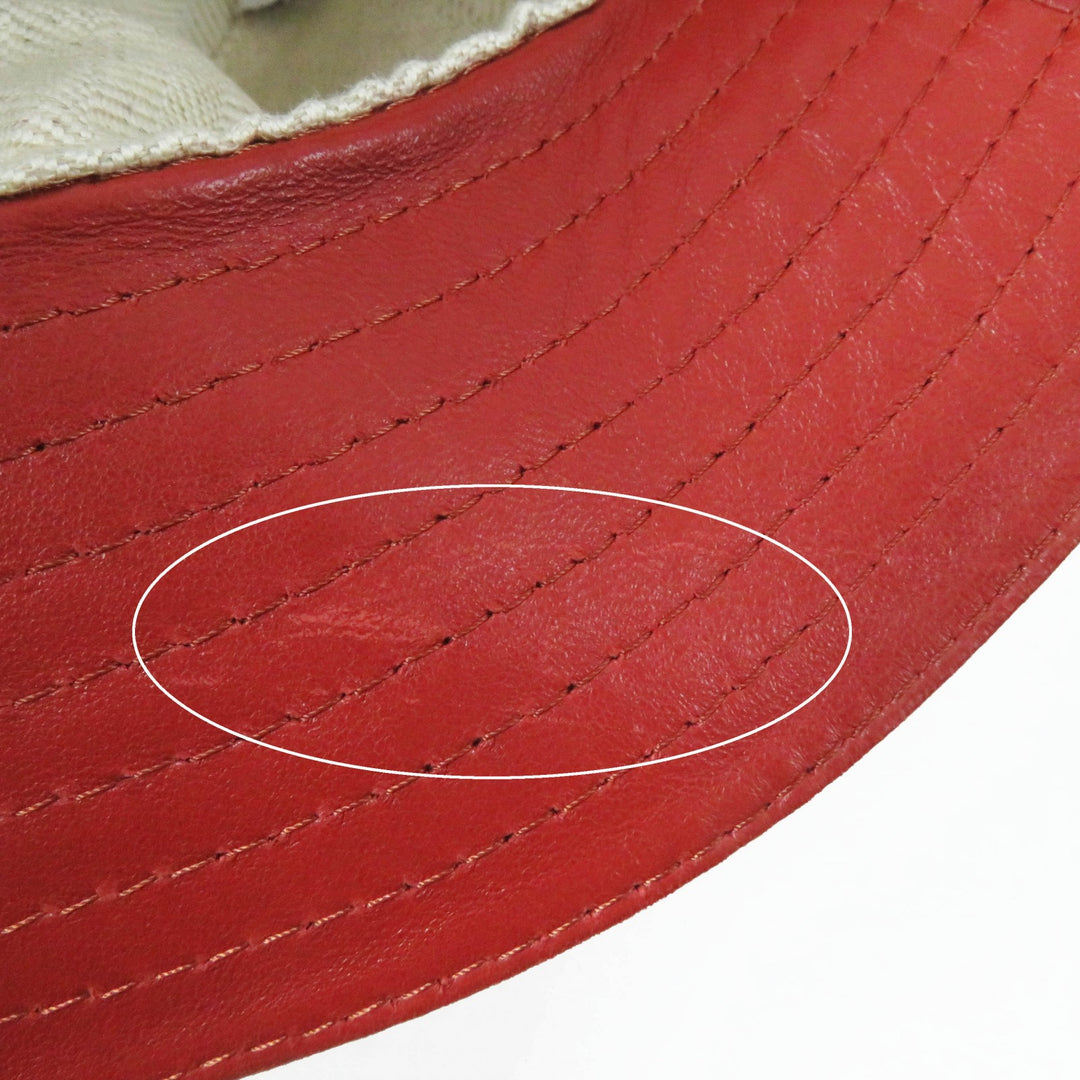 Excellent LOEWE hat Fisherman hat/bucket with anagram patch terracotta