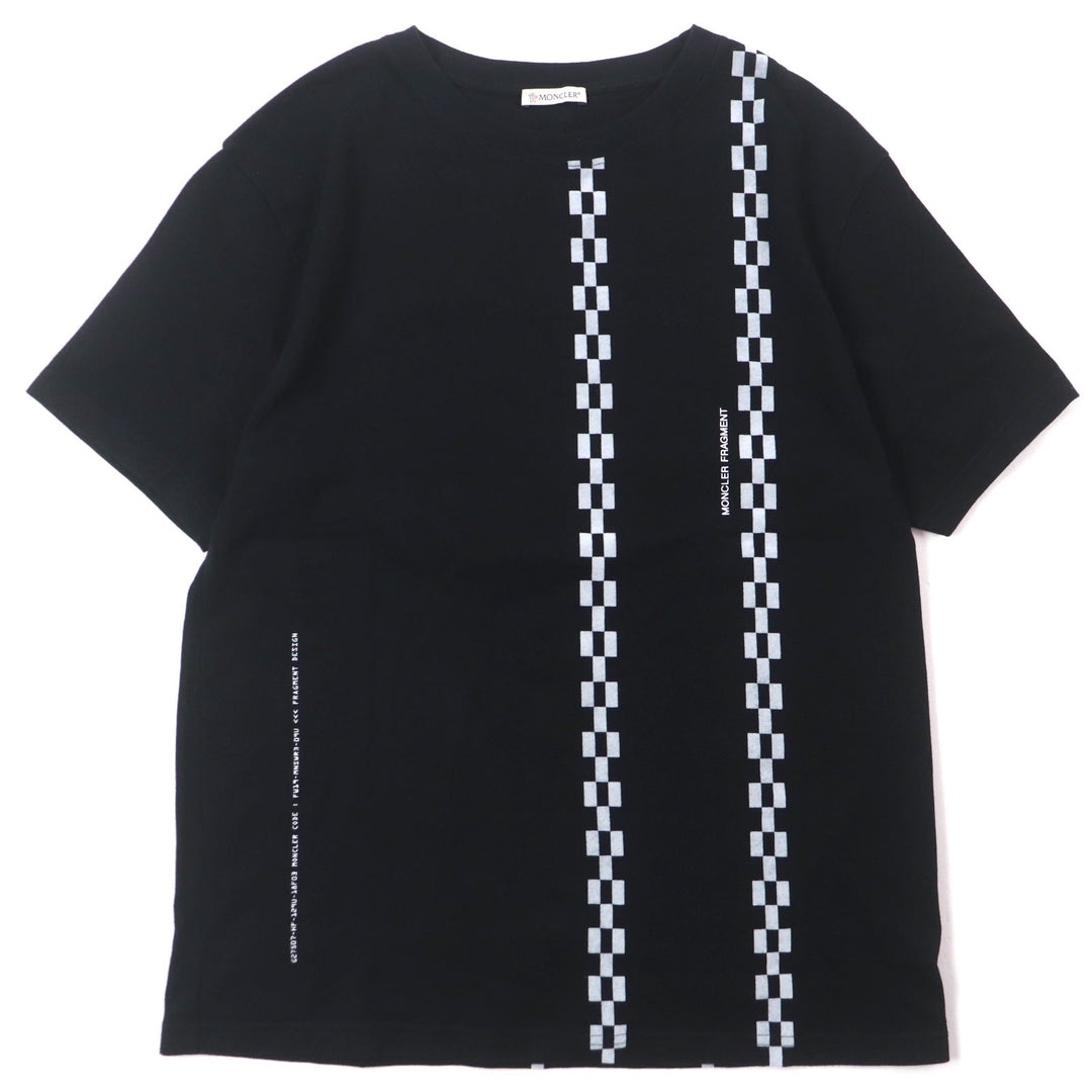 Great MONCLER GENIUS 7 MONCLER FRAGMENT T-shirt Short Sleeve black cotton mens S