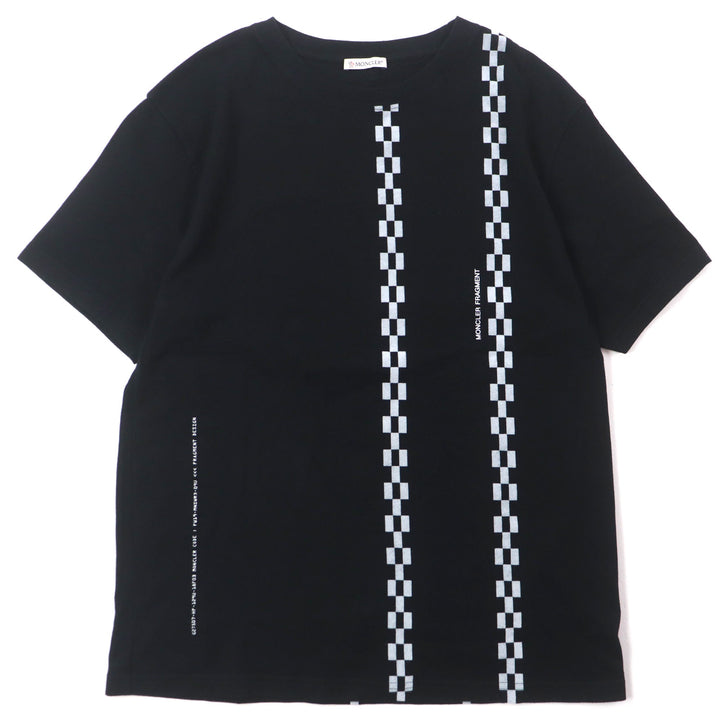 Great MONCLER GENIUS 7 MONCLER FRAGMENT T-shirt Short Sleeve black cotton mens S