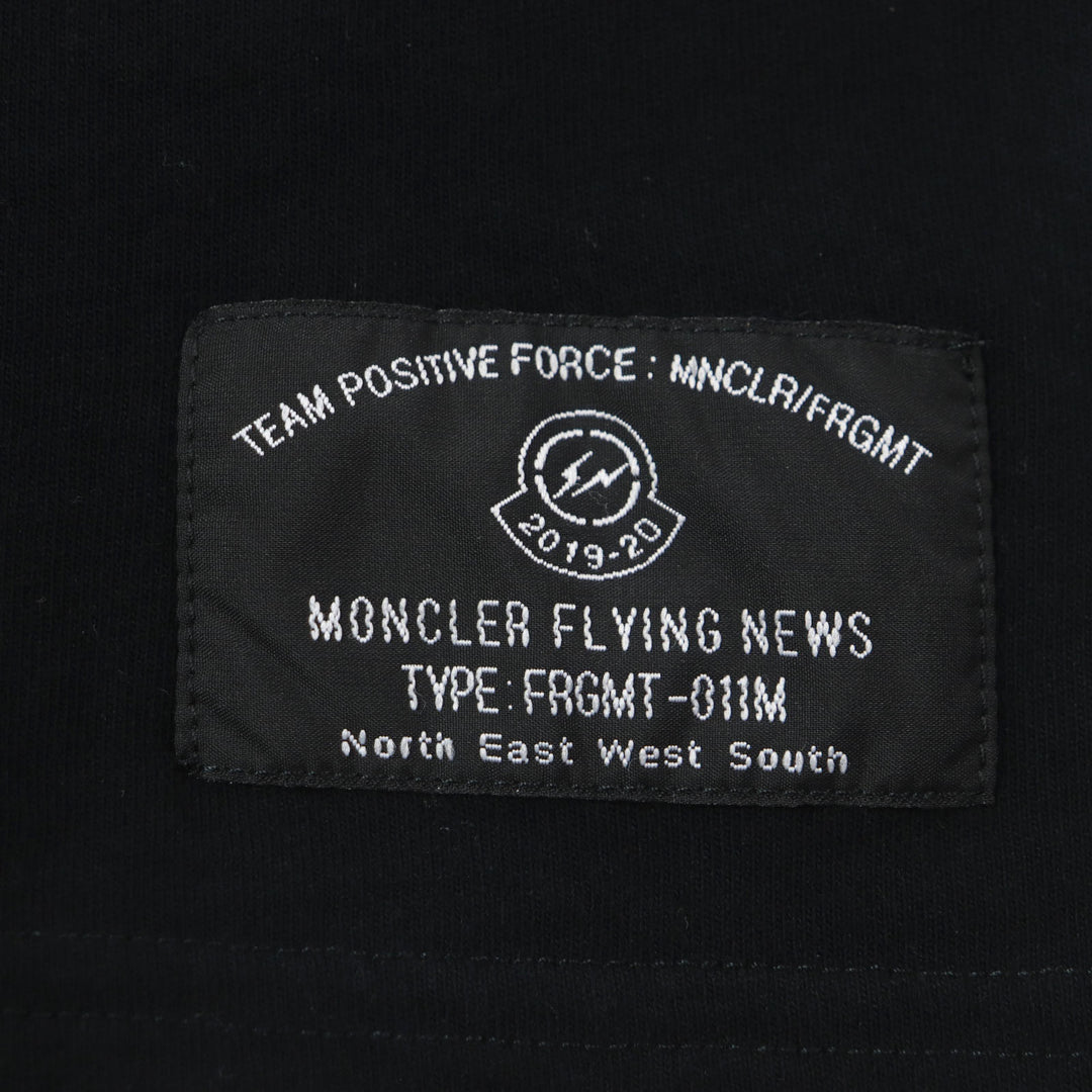 Great MONCLER GENIUS 7 MONCLER FRAGMENT T-shirt Short Sleeve black cotton mens S