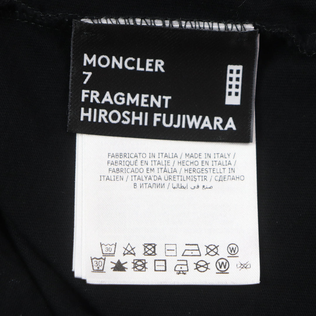 Great MONCLER GENIUS 7 MONCLER FRAGMENT T-shirt Short Sleeve black cotton mens S