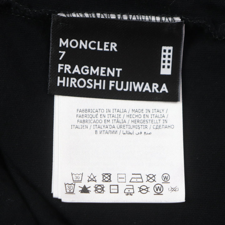 Great MONCLER GENIUS 7 MONCLER FRAGMENT T-shirt Short Sleeve black cotton mens S