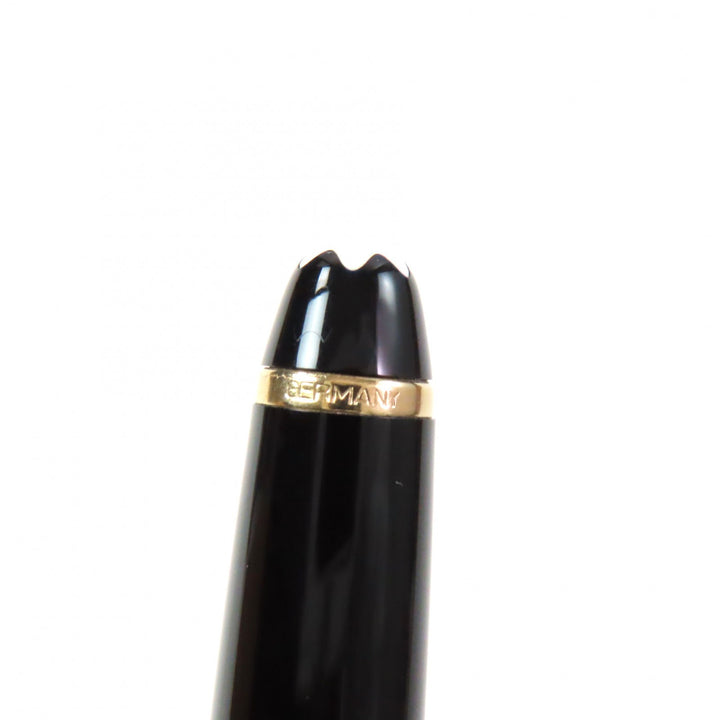 MONTBLANC fountain pen Meisterstück Classic white star Black gold 14K mens