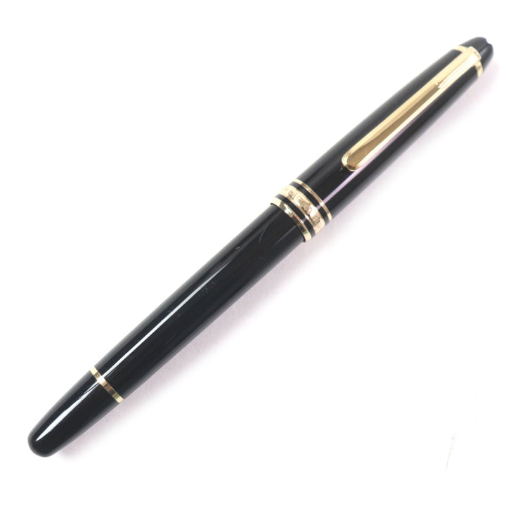 MONTBLANC fountain pen Meisterstück Classic white star Black gold 14K mens