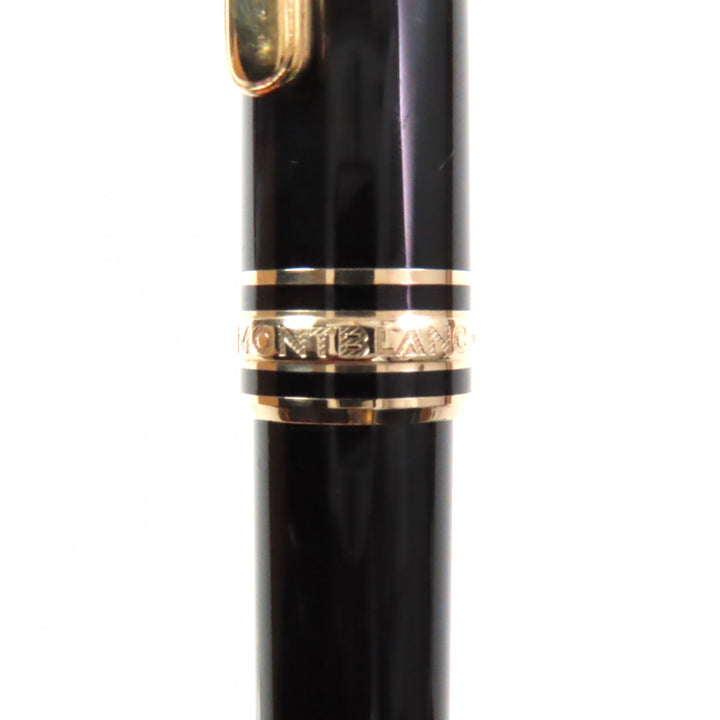 MONTBLANC fountain pen Meisterstück Classic white star Black gold 14K mens