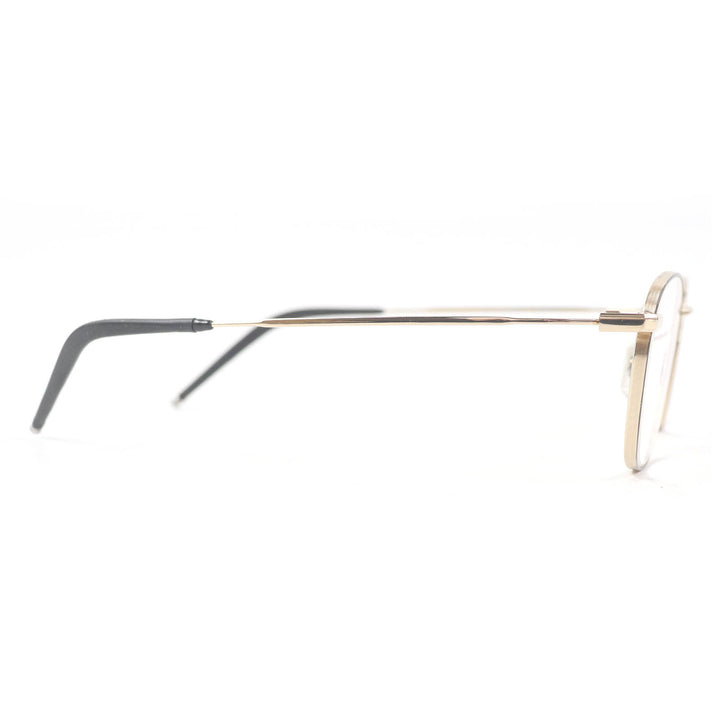 Excellent E5 eyevan Glasses m9 Wellington White gold black ー mens