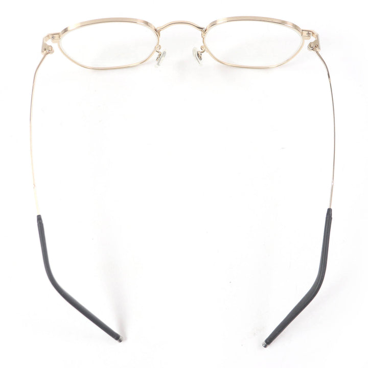 Excellent E5 eyevan Glasses m9 Wellington White gold black ー mens