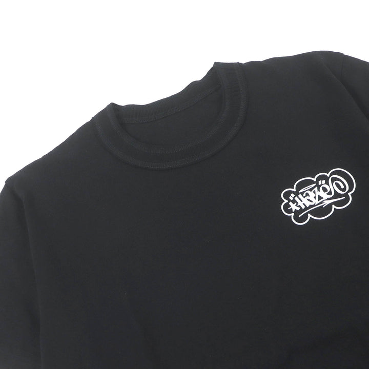 Pristine Sacai Short sleeve T-shirt Eric Haze graphic print black cotton mens 0 23-0466S