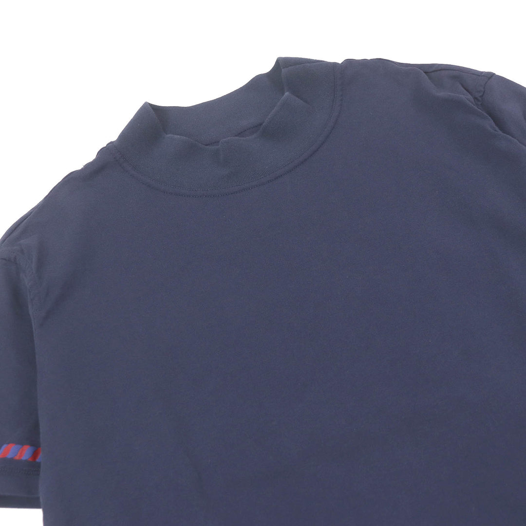 Great HERMES Short sleeve T-shirt Cartouche Chaine d'Ancre Navy cotton mens34