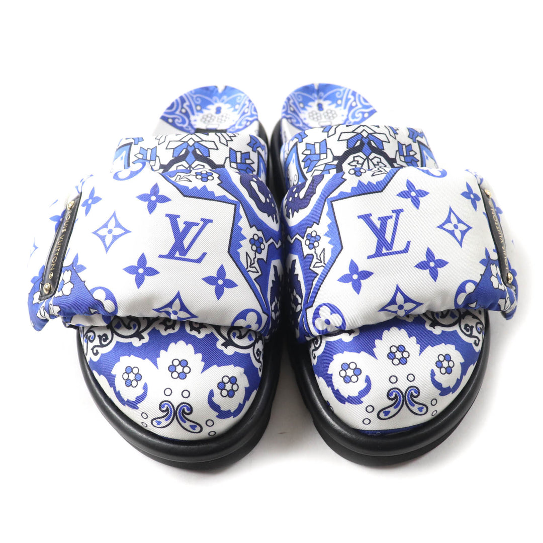 Excellent LOUIS VUITTON Sandals Slippers Pillow Comfort Flat Sandals Women 36