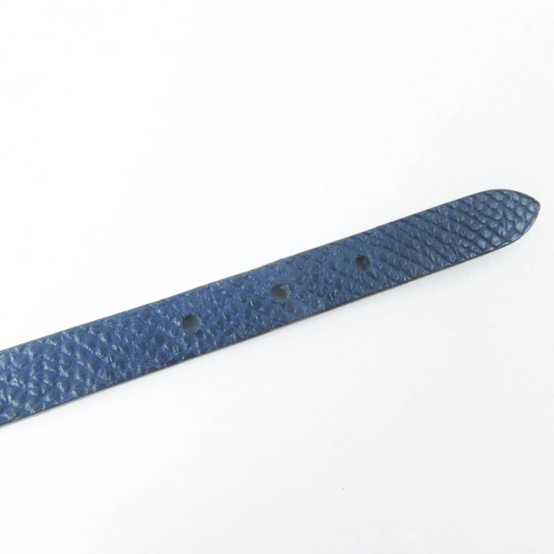Great HERMES bracelet Beapi de Bourtour Navy leather Women