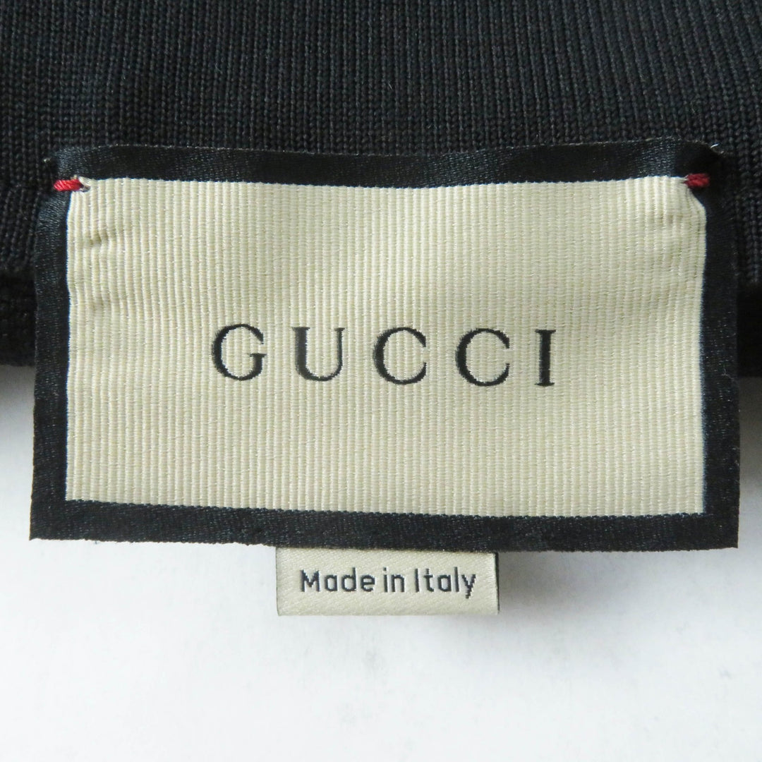 Excellent GUCCI skirt GG pattern jersey jacquard black polyester Women S 655183