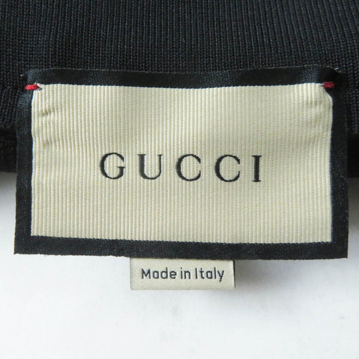 Excellent GUCCI skirt GG pattern jersey jacquard black polyester Women S 655183